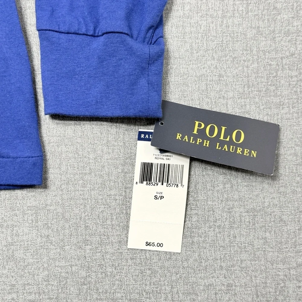 Polo Ralph Lauren Classic Fit Polo Bear Varsity Jersey T-Shirt Navy Short Sleeve